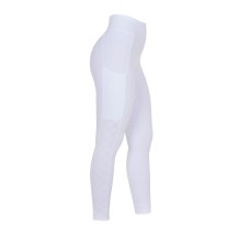 EQUESTRO® ženske poletne tekmovalne pajkice PERFORATED HYBRID - lahkotne, z žepom