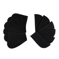 EQUESTRO® korekcijska bombažna podloga SHEEPSKIN - z vložki BLACK
