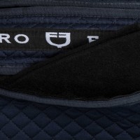 EQUESTRO® korekcijska bombažna podloga SHEEPSKIN - z vložki BLACK