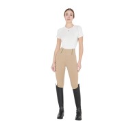 EQUESTRO ženske jahalne pajkice Slim Fit - bež