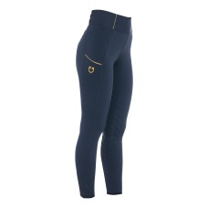 EQUESTRO ženske jahalne pajkice Slim Fit - temno modre EQUESTRO ženske jahalne pajkice Slim Fit - temno modre