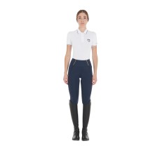 EQUESTRO ženske jahalne pajkice Slim Fit - temno modre