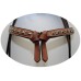 Western uzda na čelnik WIDE DOTS COGNAC Western uzda na čelnik WIDE DOTS COGNAC