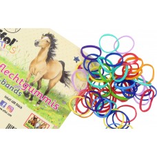 EFFOL elastike za grivo COLORFUL, 400 kos