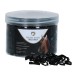 Elastike za grivo SILICONE BLACK, 500 kos