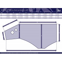 Zaščita za prsa z vratnim in obraznim delom CHEST PROTECTOR