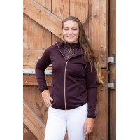 Ženska jopa EQS Burgundy