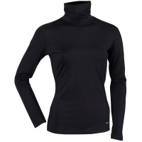 Funkcijski ženski puli BLACK dolg rokav