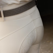 Ženske tekmovalne jahalne pajkice EQUITIGHTS IVORY