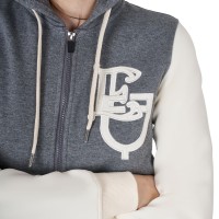 EQUESTRO® ženska hoodie jopica TWO TONE