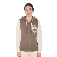 EQUESTRO® ženska hoodie jopica TWO TONE