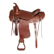 Lakota ROUNDED SILVER WIRE western sedlo