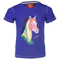 HORKA otroška majica s kratkimi rokavi LOVE, ROYAL BLUE