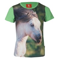 HORKA otroška majica s kratkimi rokavi HORSY, GREEN HORKA otroška majica s kratkimi rokavi HORSY, GREEN