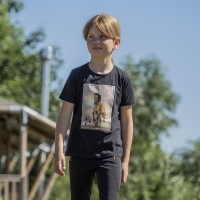 HORKA otroška majica s kratkimi rokavi HORSE PRINT