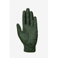HORZE otroške jahalne rokavice ARIELLE - zelene