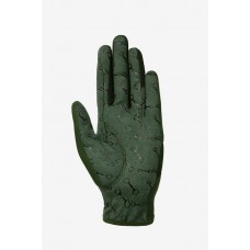 HORZE ženske jahalne rokavice ARIELLE - zelene