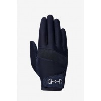 HORZE ženske jahalne rokavice ARIELLE - temno modre