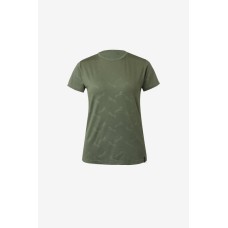HORZE majica s kratkimi rokavi NINA, olivno zelena - funkcijski material