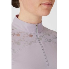 HORZE majica s kratkimi rokavi KAITLIN, vijolična - zračen material