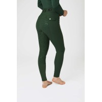 HORZE ženske jahalne hlače z visokim pasom ANDREA - zelene
