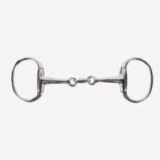 HORZE dvojna snaffle brzda Double-Jointed Eggbutt Bit