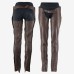 HORZE Chapsi delovni brez resic iz gladkega usnja HORZE Chapsi delovni brez resic iz gladkega usnja