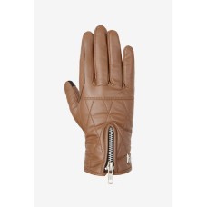 Zimske jahalne rokavice THERESA iz veganskega usnja - rjave