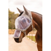 Oglavka z masko PASO FINO - siva Oglavka z masko PASO FINO - siva