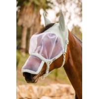 Oglavka z masko PASO FINO - mint zelena Oglavka z masko PASO FINO - mint zelena
