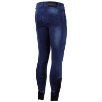 Moške jahalne hlače JEANS LOOK full grip s silikoni