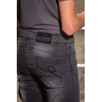 Moške jahalne hlače JEANS LOOK full grip s silikoni