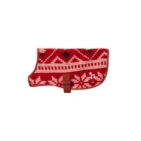 HORZE topel pasji plašček iz flisa CHRISTMAS