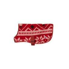 HORZE topel pasji plašček iz flisa CHRISTMAS