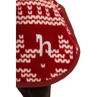 HORZE topel pasji plašček iz flisa CHRISTMAS