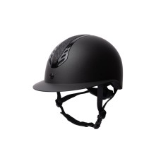 HORZE jahalna čelada CELESTE Black Glitter