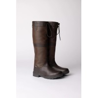 HORZE Country Boots, nepremočljivi podloženi usnjeni škornji