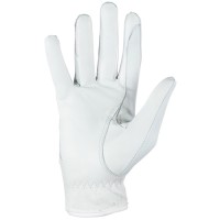 HORZE ženske jahalne rokavice LEATHER MESH - bele
