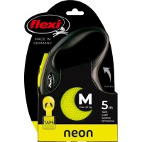 ORIGINAL FLEXI povodec/trak za psa ODSEVNI NEO, 5 m
