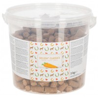 Piškotki za konje v vedru DELIZIA, KORENJE - 3kg