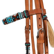 Pool's western uzda NAVAJO PEARLS