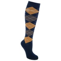 Jahalne dokolenke COVALLIERO dark navy/cognac/brown