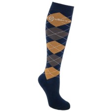 Jahalne dokolenke COVALLIERO dark navy/cognac/brown