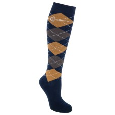 Jahalne dokolenke COVALLIERO dark navy/cognac/brown