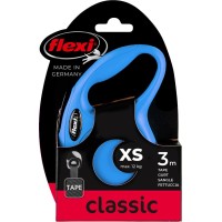 ORIGINAL Flexi povodec za psa - trak NEW CLASSIC XS, 3 m, 12kg