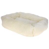 Pasja postelja FLUFFY KVADRATNA, topla in mehka