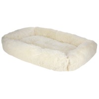 Pasja postelja FLUFFY KVADRATNA, topla in mehka