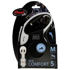 ORIGINAL FLEXI povodec za psa - trak NEW COMFORT - 5m, 25 - 60 kg