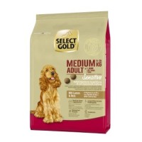 SELECT GOLD pasji briketi ADULT MEDIUM SENSITIVE z jagnjetino in rižem SELECT GOLD pasji briketi ADULT MEDIUM SENSITIVE z jagnjetino in rižem