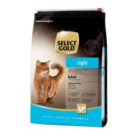 Mačja hrana SELECT GOLD ADULT LIGHT, perutnina z rižem, 400g Mačja hrana SELECT GOLD ADULT LIGHT, perutnina z rižem, 400g